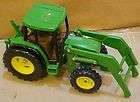 John Deere 6210 diecat toy tractor front end loader