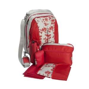  Babymule Baby Changing Bag   Red And Grey Baby