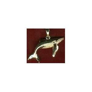   Silver & Gold Jewelry   Large Whale (14 kt Gold) 4.0 grams Beauty