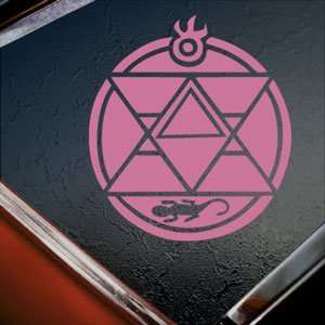 Fullmetal Alchemist Pink Decal Roy Mustang Window Pink Sticker