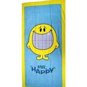  Mr. Men Little Miss Mr Happy Bath Towel