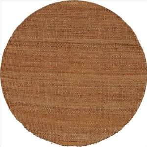  Acura Rugs GR 103 Jute Wool Natural Contemporary Round Rug 