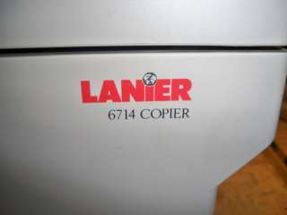 Lanier 6714 Copier for Parts and Repair  