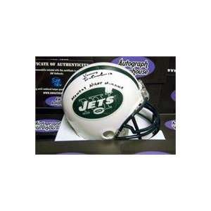   Football Mini Helmet (New York Jets) inscribed Monday Night Miracle