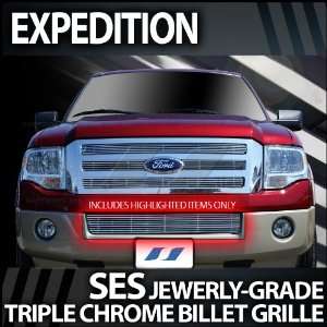  2007 2010 Ford Expedition SES Chrome Billet Grille (bottom 
