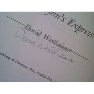 Westheimer, David Von RyanS Express Book 1964 Signed Autograph 
