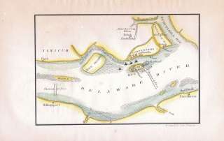Pennsylvania New Jersey 1777 Revolutionary War Map  