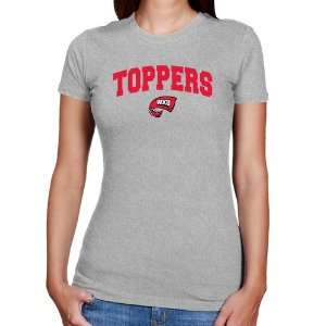  Western Kentucky Hilltoppers Ladies Ash Logo Arch Slim Fit 