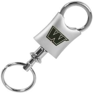  NCAA Montana Western Bulldogs Brushed Metal Valet Keychain 