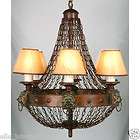 old world lion chandelier english king lamp light bronzed iron