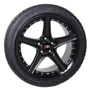  (4) SALEEN STYLE BLACK FORD MUSTANG S281 17 INCH WHEELS 