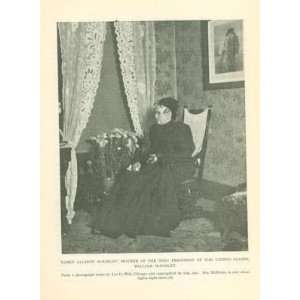   1897 Print Nancy A McKinley Mother President McKinley 