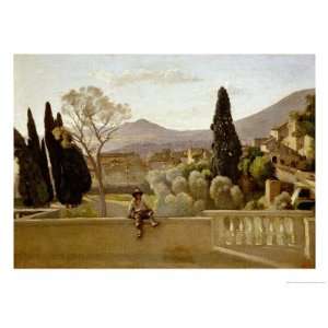   Este, 1843 Giclee Poster Print by Jean Baptiste Camille Corot, 24x32