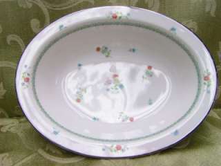 Brittany by Noritake 7195 OVAL VEGETABLE BOWL flowers  