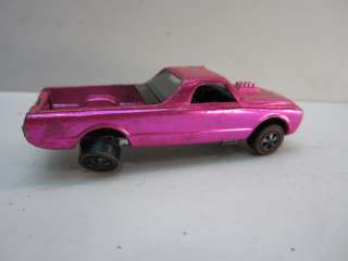 hotwheels hot wheels pink custom fleetside redlines vintage  
