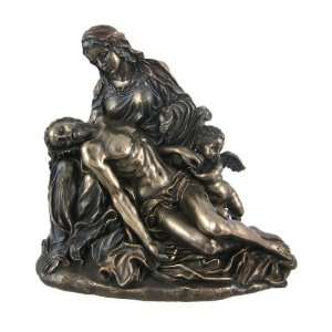  PIETA Bronzed Finish Statue Jesus Michelangelo