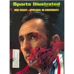  Bob Cousy Autographed/Hand Signed Sports Illustrated 