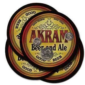  Akram Beer and Ale Coaster Set