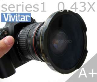 VIVITAR 77mm WIDE ANGLE LENS & MACRO VIV HD3 43 77W 77  