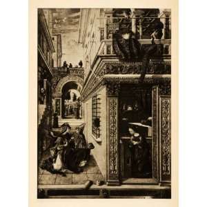  1938 Photogravure Carlo Crivelli Annunciation Renaissance 