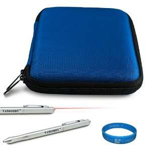  Blue Hard Cube Carrying Case for E Book Barnes and Nobles 