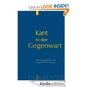 Kant in der Gegenwart (German Edition) Jürgen Stolzenberg  