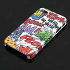 New Comic Colorful words Haha Plastic Hard Back Cover Skin Case For 