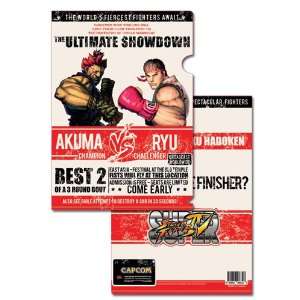   Super Street Fighter IV Akuma Vs Ryu File Folder Toys & Games