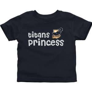  Cal State Fullerton Titans Toddler Princess T Shirt   Navy 