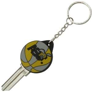  NCAA Alabama State Hornets Basketball Key Blank Keychain 