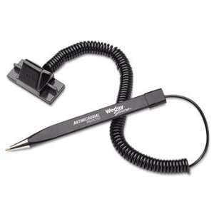  Wedgy Secure Ballpoint Stick Coil Pen with Scabbard Base 