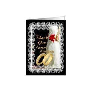  Wedding   Thank You / Grooms Attendant Card Health 