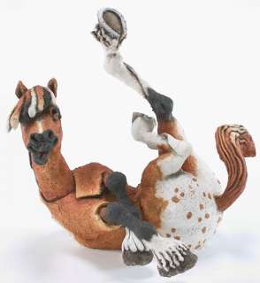 HORESE FIGURINE ~ A BREED APART ~ HORSE ON BACK  