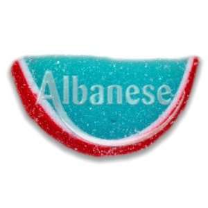 Albanese Jelly Fruit Slices Blue Rasp 5lb  Grocery 
