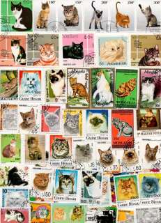 Dogs, 100 different stamps collection  