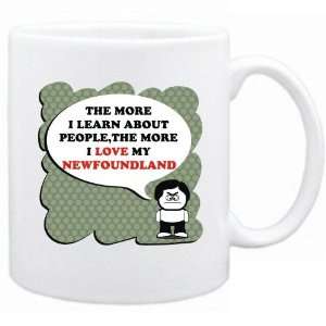   People , The More I Love My Newfoundland  Mug Dog