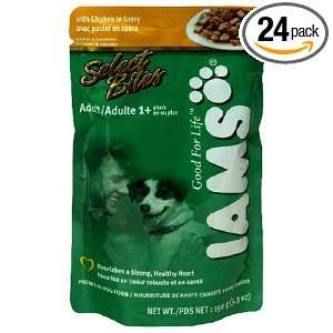 Iams Dog Select Bites with Chicken in Gravy, 5.3 Ounce (Pack of 24)