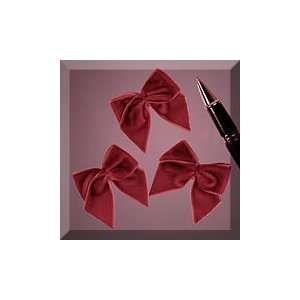  25ea   1 3/4 Red Velvet Butterfly Bow Tie Arts, Crafts & Sewing