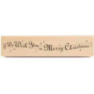  We Wish You A Merry Christmas   Rubber Stamp Arts, Crafts 