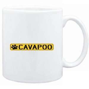  Mug White  Cavapoo PAW . SIGN / STREET  Dogs
