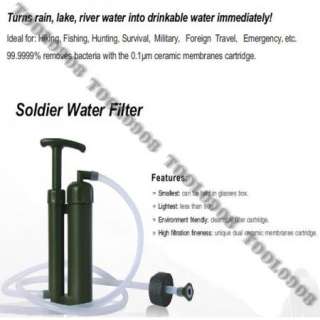 Soldiers Hiking Camping Water Filter Purifier PF III  