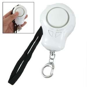   Flashlight Key Holder Personal Safeguard Alarm Wht