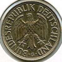 Germany 1961 G Coin   Deutsche Mark   Deutschland   z442  