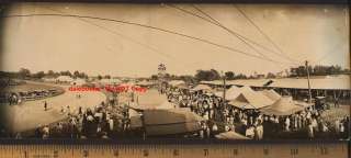 LOT of 2 Panoramic REAL Photos Batavia NY Fair 1915  