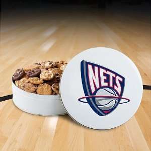 Mrs. Fields New Jersey Nets 54 Nibbler Cookie Tin