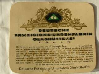 Antique 14k Gold A.Lange&Sohne Deutsche Glashutte Original pocket 