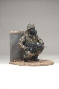   ARMY MOPP CHEM CHEMICAL WARFARE SUIT MILITARY SOLDIER FIGURE  