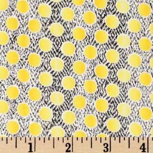   Wide Visual Arts Dots Citrus Fabric By The Yard Arts, Crafts & Sewing