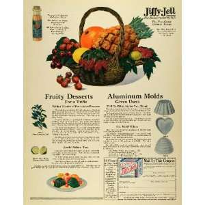  1919 Ad Waukesha Pure Food Co Jiffy Jell Flavored Essences 
