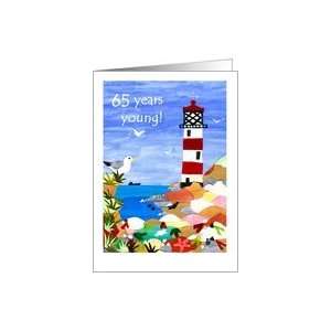  65th Birthday Card   lighthouse Card Toys & Games